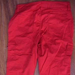 Red Capri Pants